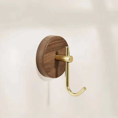 Stylish Wooden Stick On Wall Hook Set