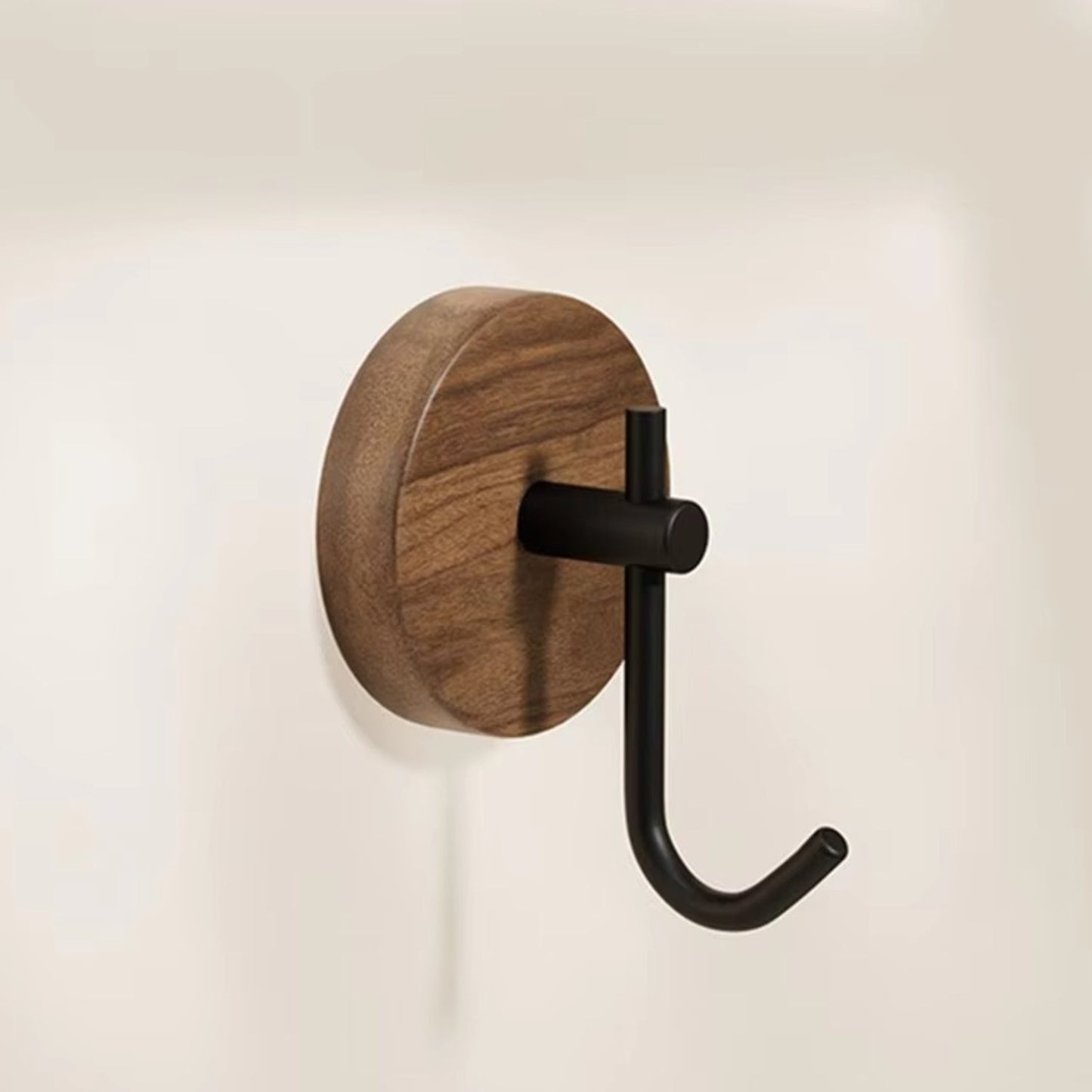 Stylish Wooden Stick On Wall Hook Set