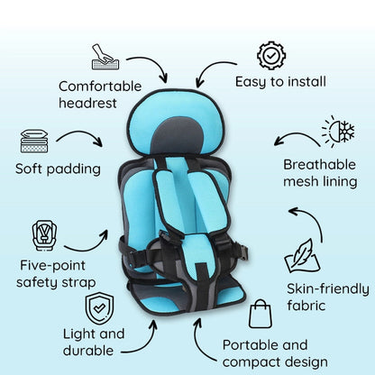 Safe Kids Car Booster Seat Cushion