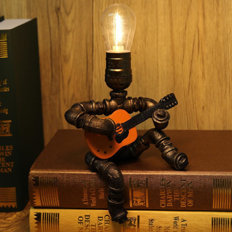 Vintage Music Theme Desk Lamp