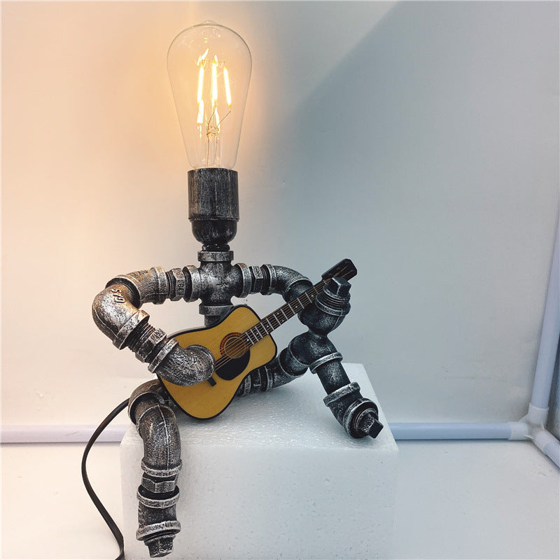 Vintage Music Theme Desk Lamp