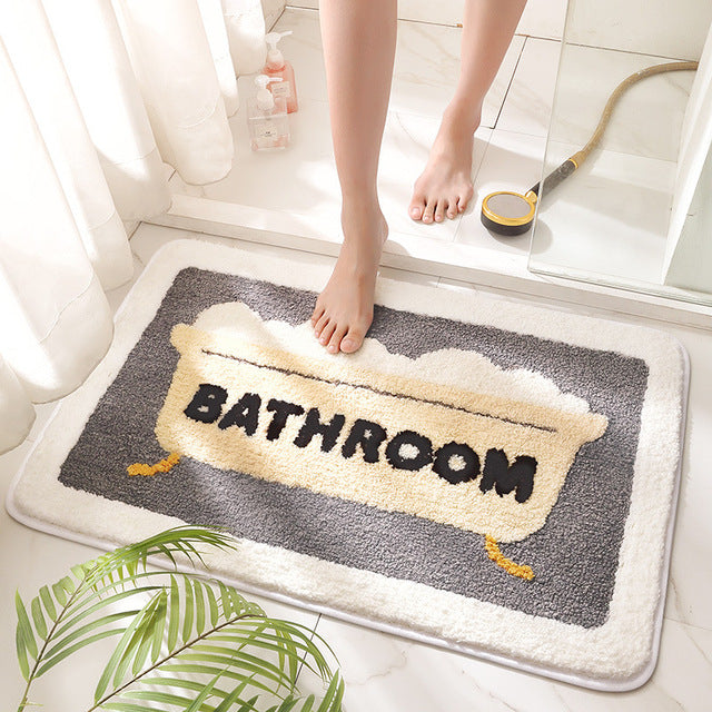 Comfy Anti-Slip Bathroom Floor Mats