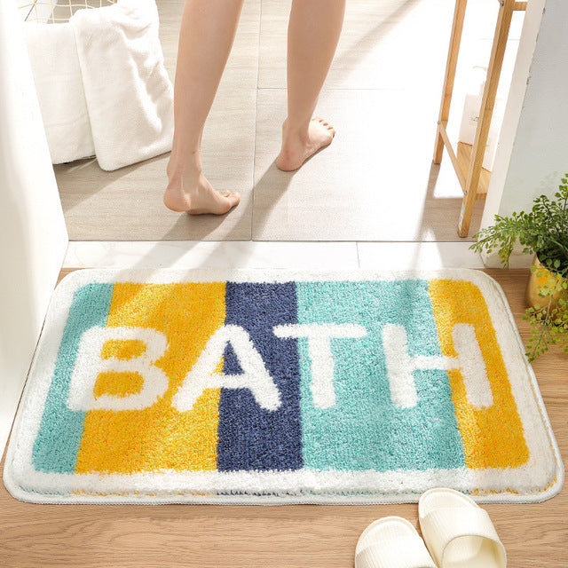 Comfy Anti-Slip Bathroom Floor Mats