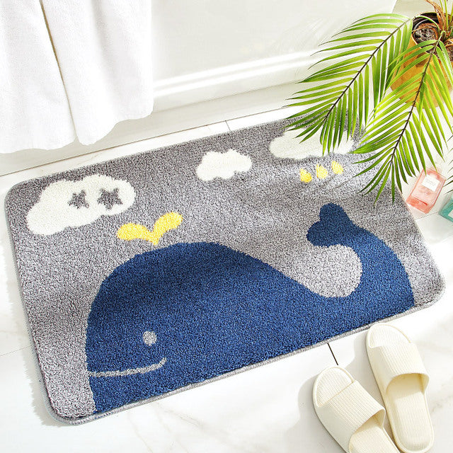 Comfy Anti-Slip Bathroom Floor Mats