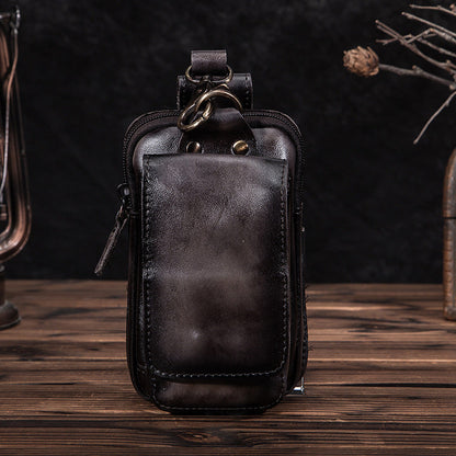 Stylish Leather Belt Bag for Men - Cofik
