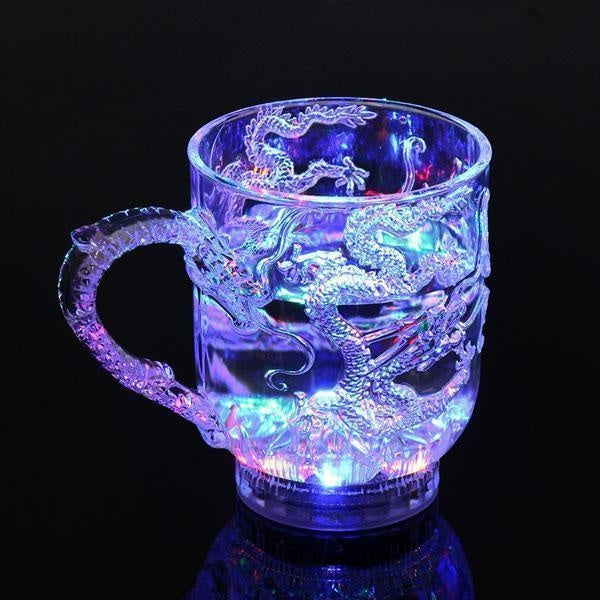 Colorful LED Heat Changing Dragon Mug