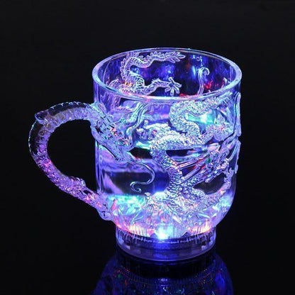 Colorful LED Heat Changing Dragon Mug