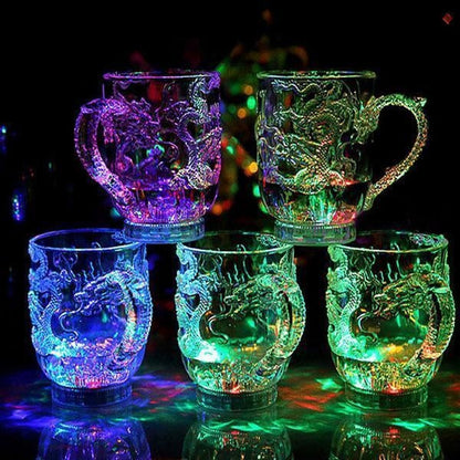 Colorful LED Heat Changing Dragon Mug