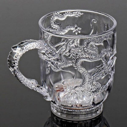 Colorful LED Heat Changing Dragon Mug