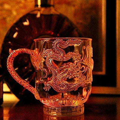 Colorful LED Heat Changing Dragon Mug