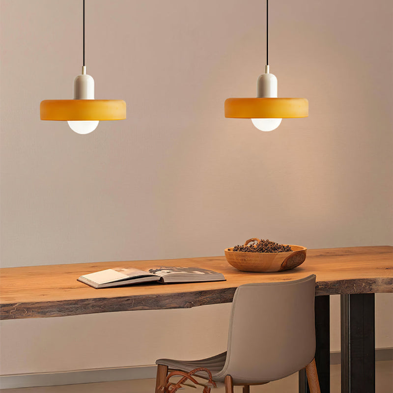 Vibrant Colored Glass Hanging Light Noxord