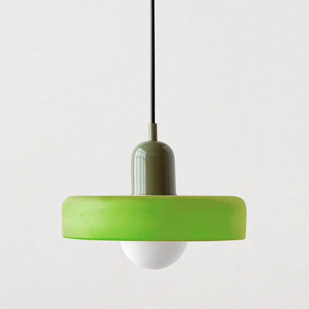 Vibrant Colored Glass Hanging Light Noxord