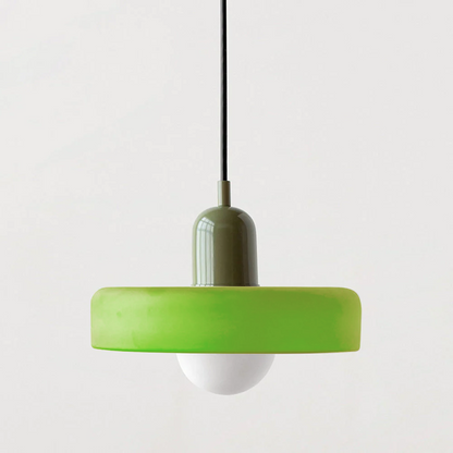 Vibrant Colored Glass Hanging Light Noxord