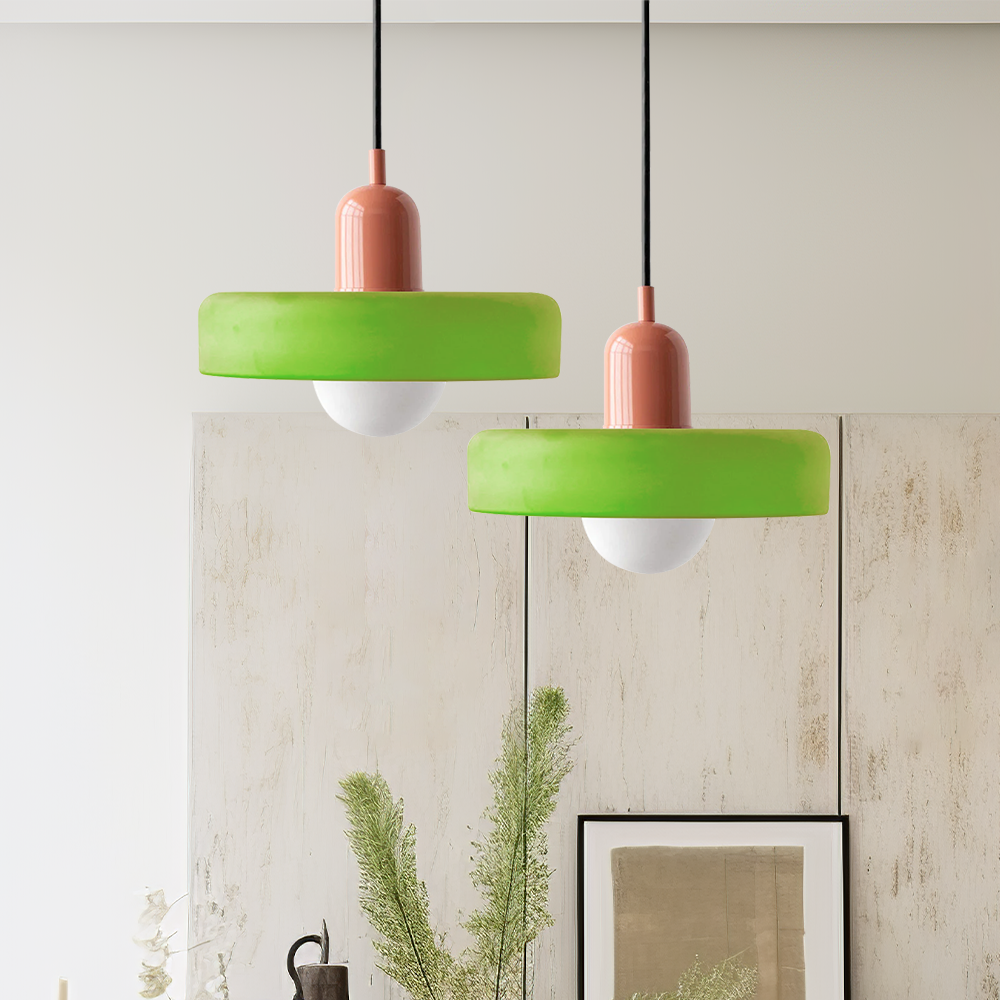 Stylish Colourful Glass Pendant Ceiling Light