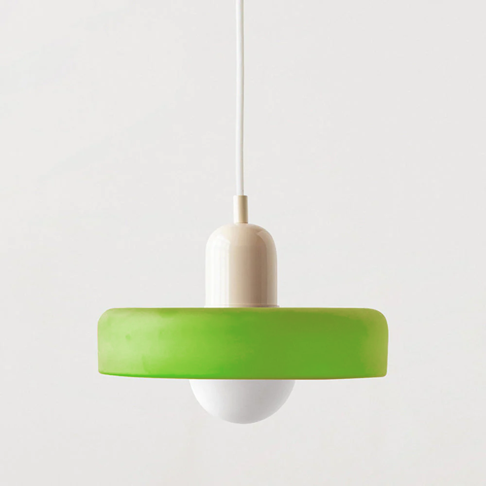 Vibrant Colored Glass Hanging Light Noxord