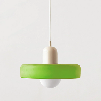 Vibrant Colored Glass Hanging Light Noxord