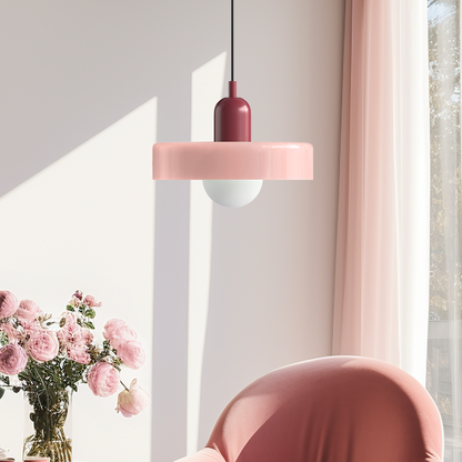 Vibrant Colored Glass Hanging Light Noxord