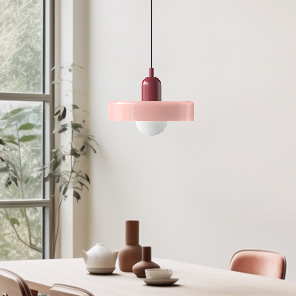 Vibrant Glass Hanging Lamp