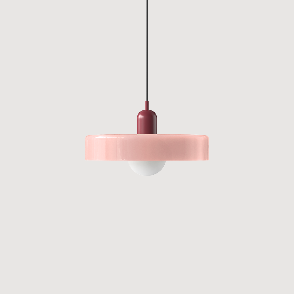 Vibrant Glass Hanging Lamp