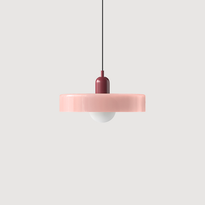 Vibrant Glass Hanging Lamp