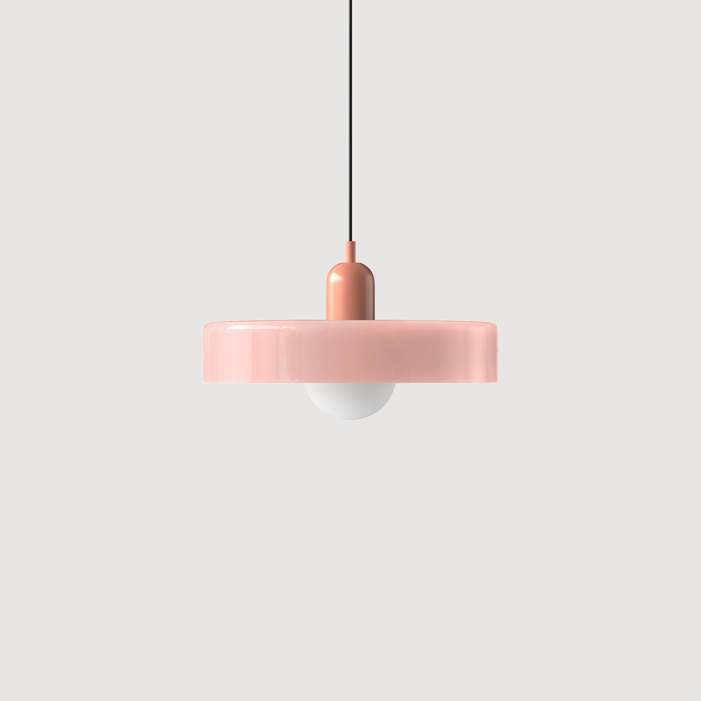Vibrant Glass Hanging Lamp