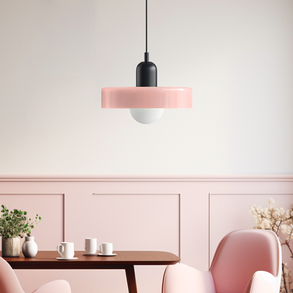 Vibrant Glass Hanging Lamp