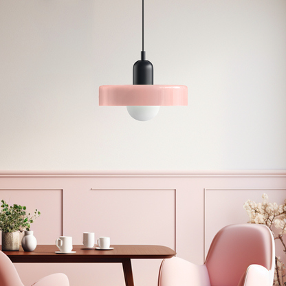 Vibrant Glass Hanging Lamp