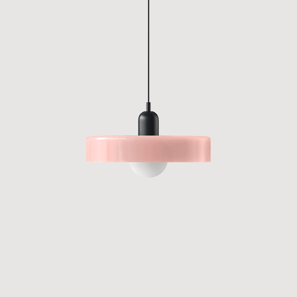 Vibrant Glass Hanging Lamp