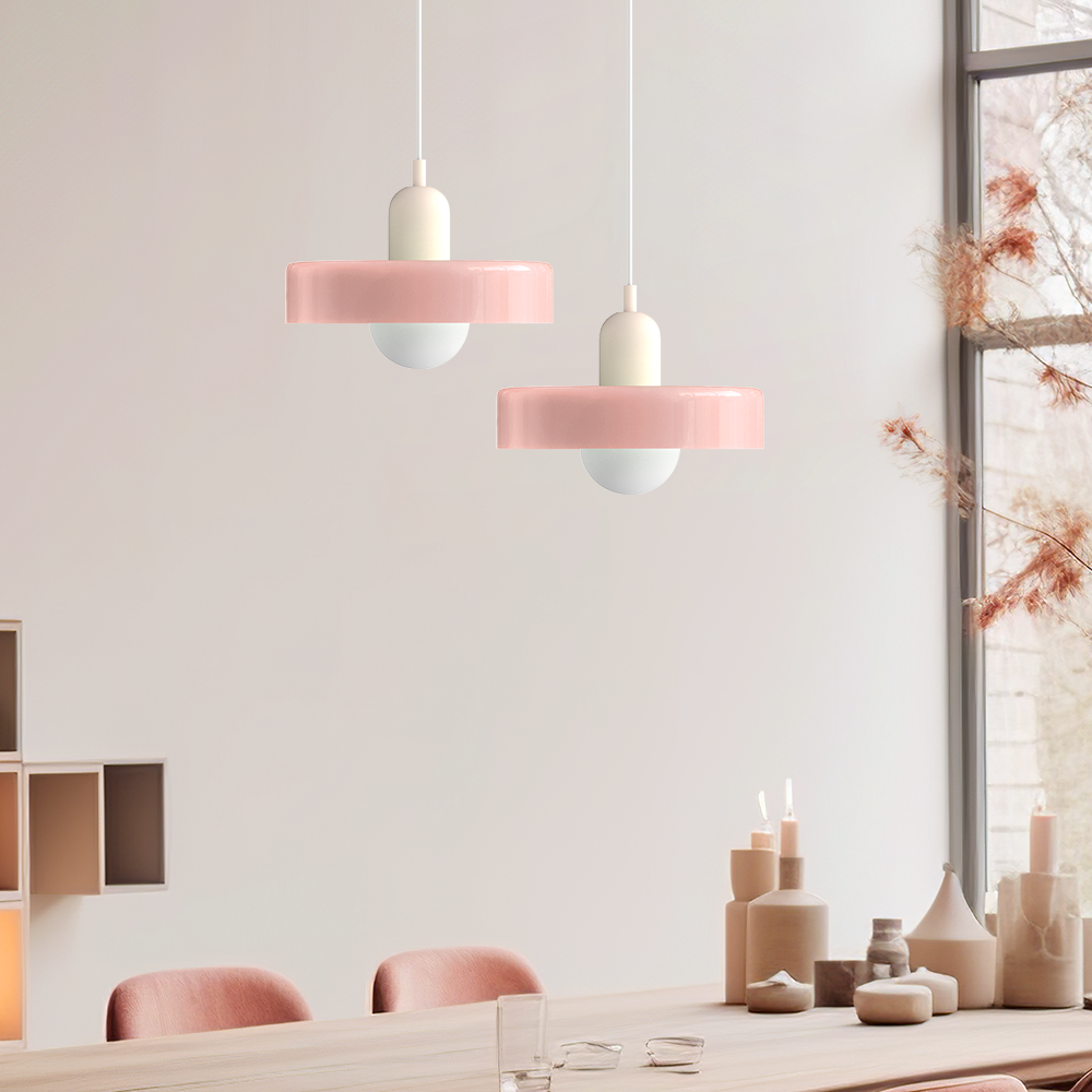 Vibrant Colored Glass Hanging Light Noxord