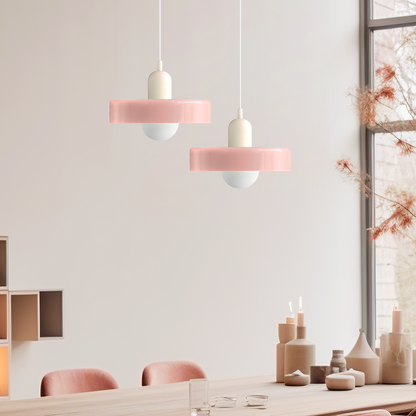 Vibrant Colored Glass Hanging Light Noxord