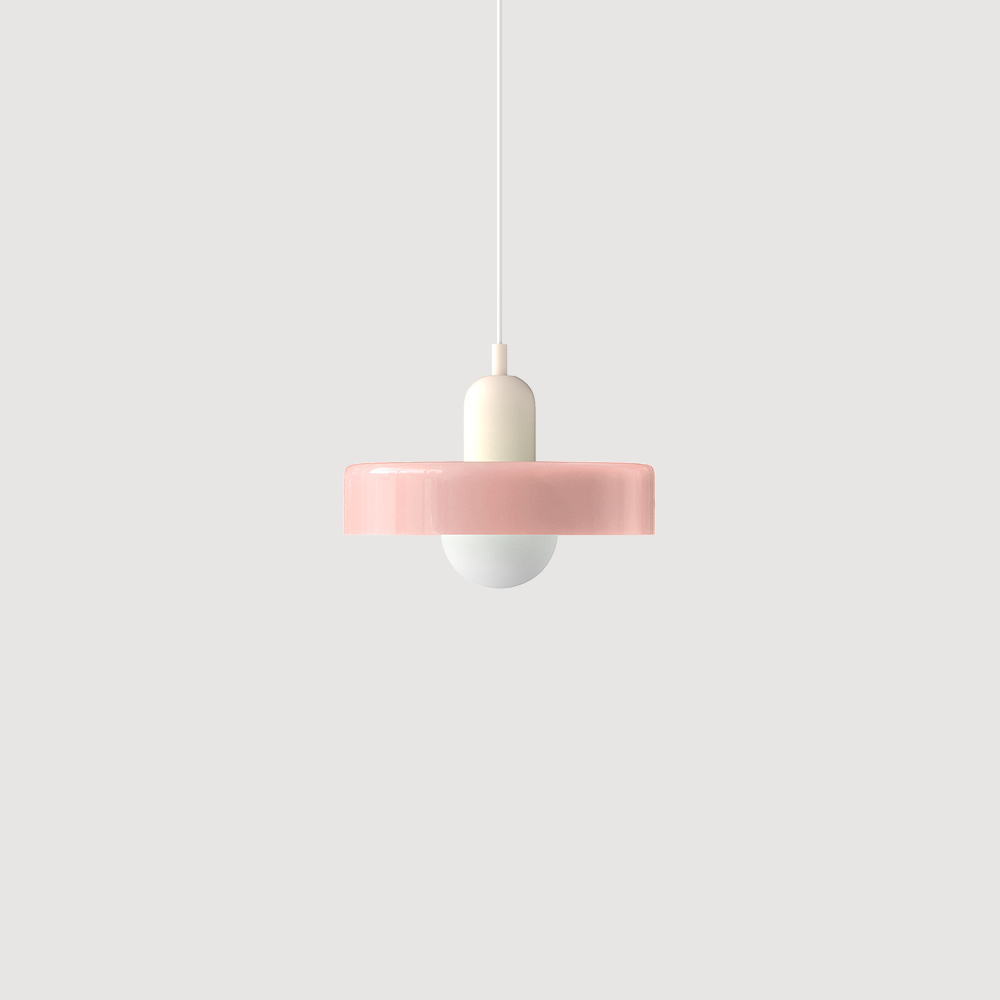 Vibrant Colored Glass Hanging Light Noxord