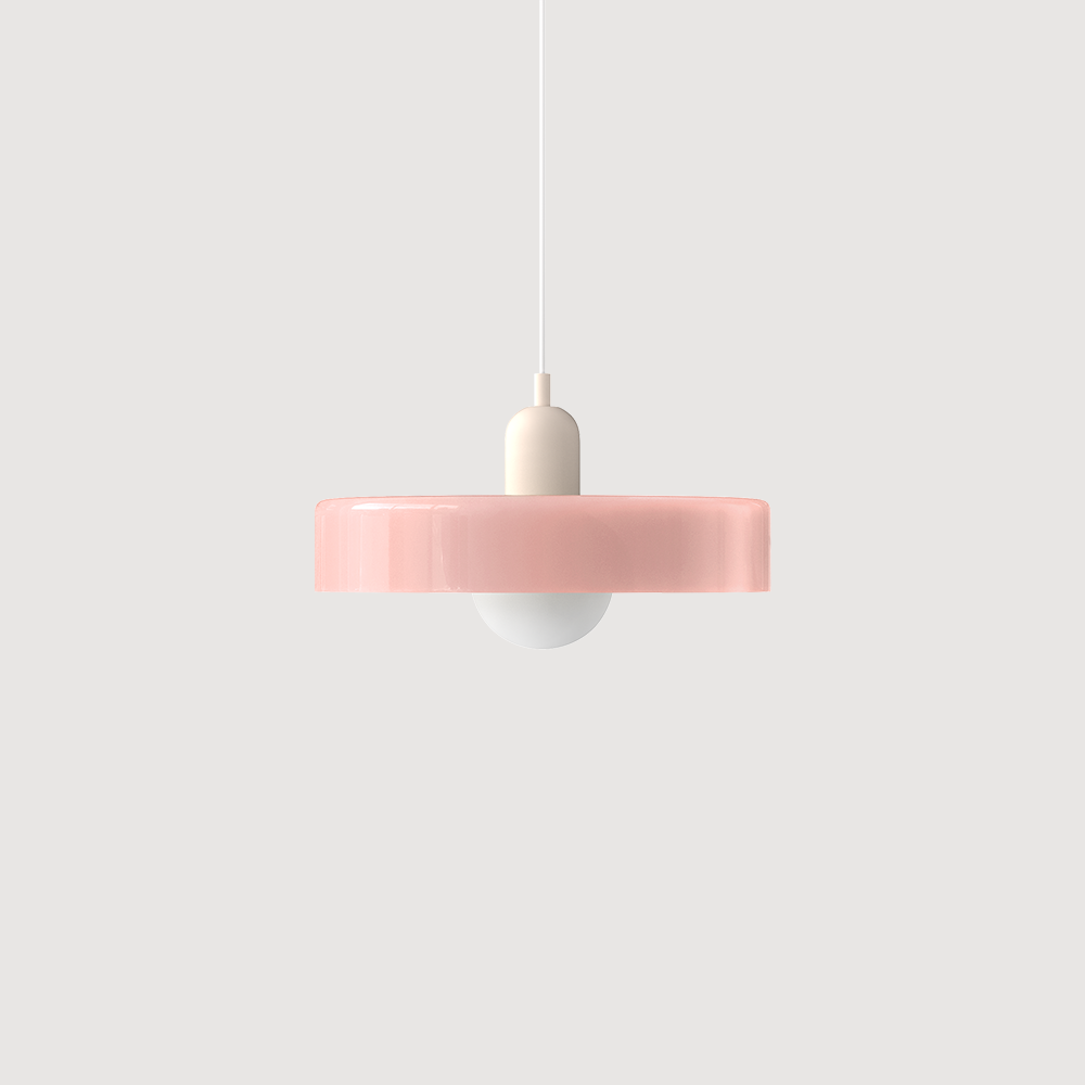 Vibrant Glass Hanging Lamp