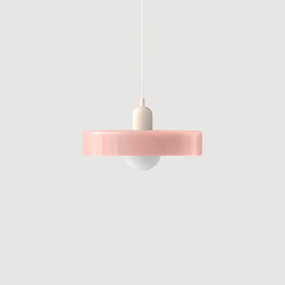 Vibrant Glass Hanging Lamp