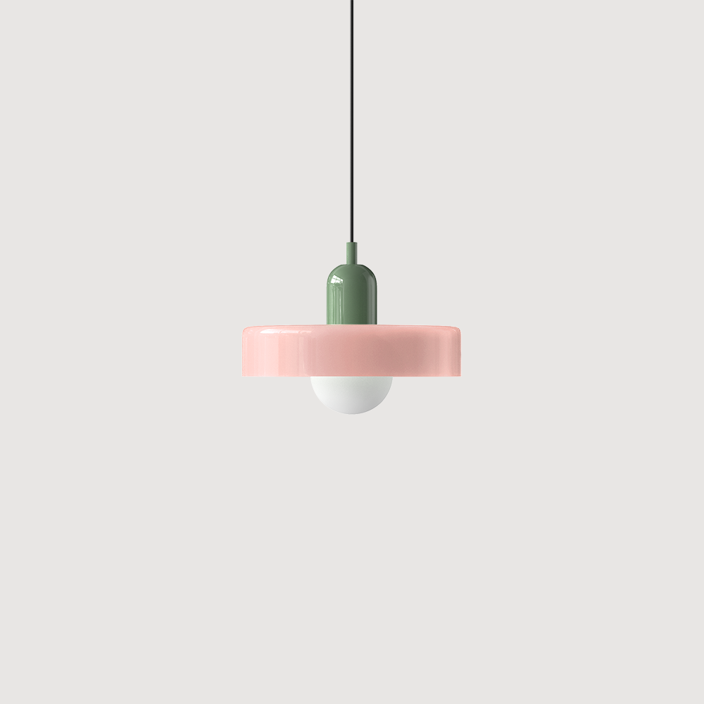 Vibrant Glass Hanging Lamp