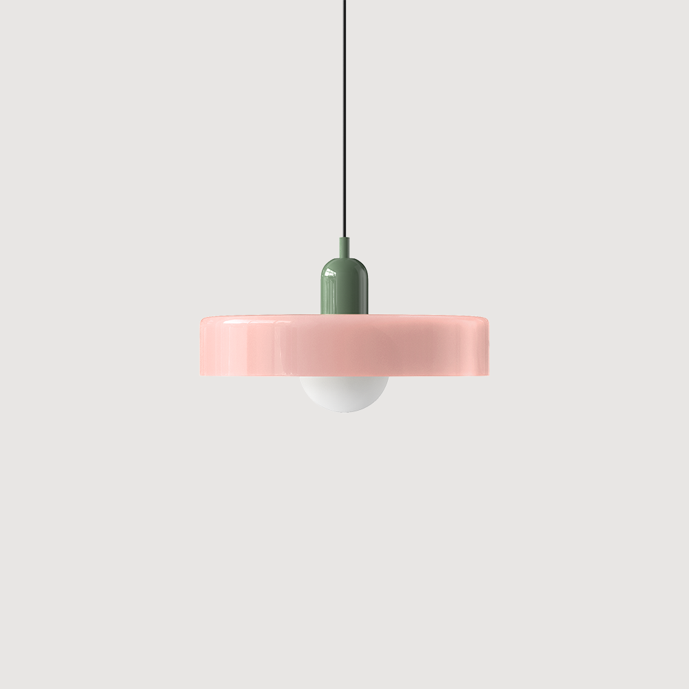 Vibrant Glass Hanging Lamp
