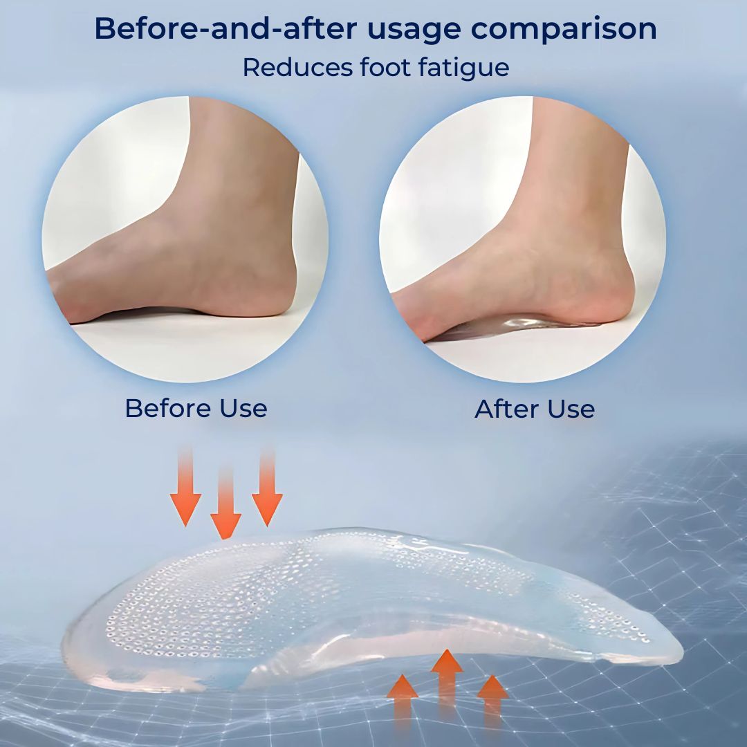 Orthotic Gel Insoles for Foot Pain Relief