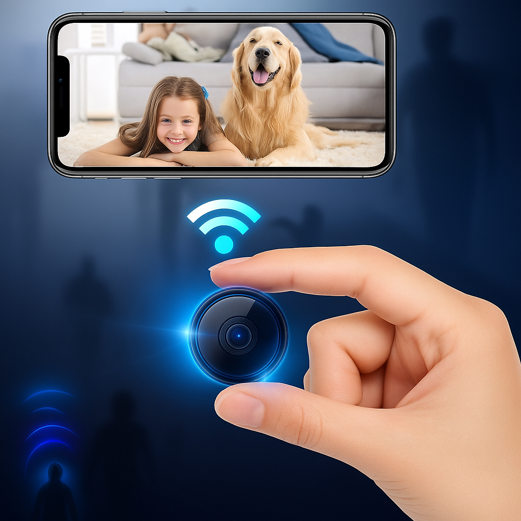 Compact Wi-Fi Home Surveillance Camera - Cofik