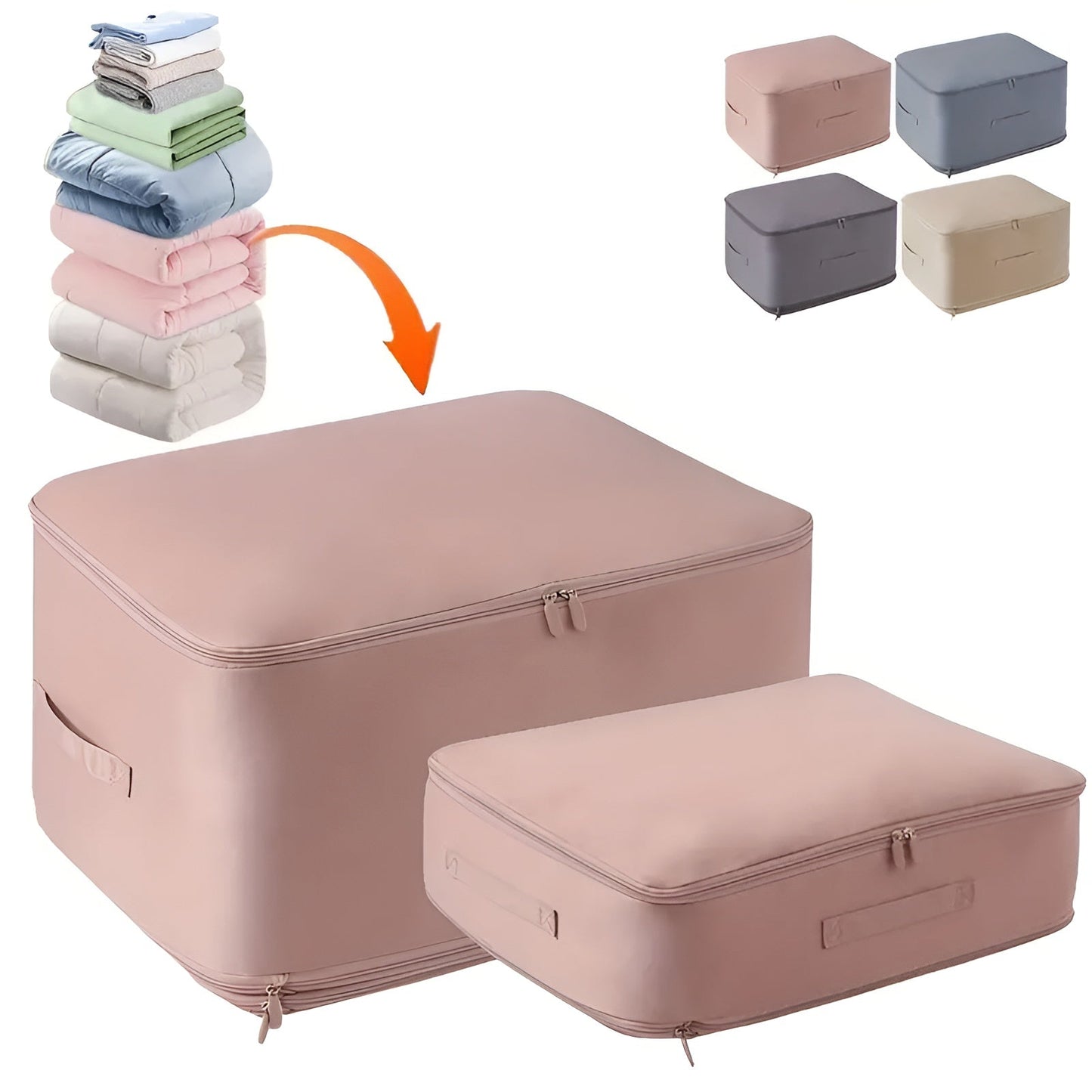 Compact Reusable Vacuum Seal Storage Bags