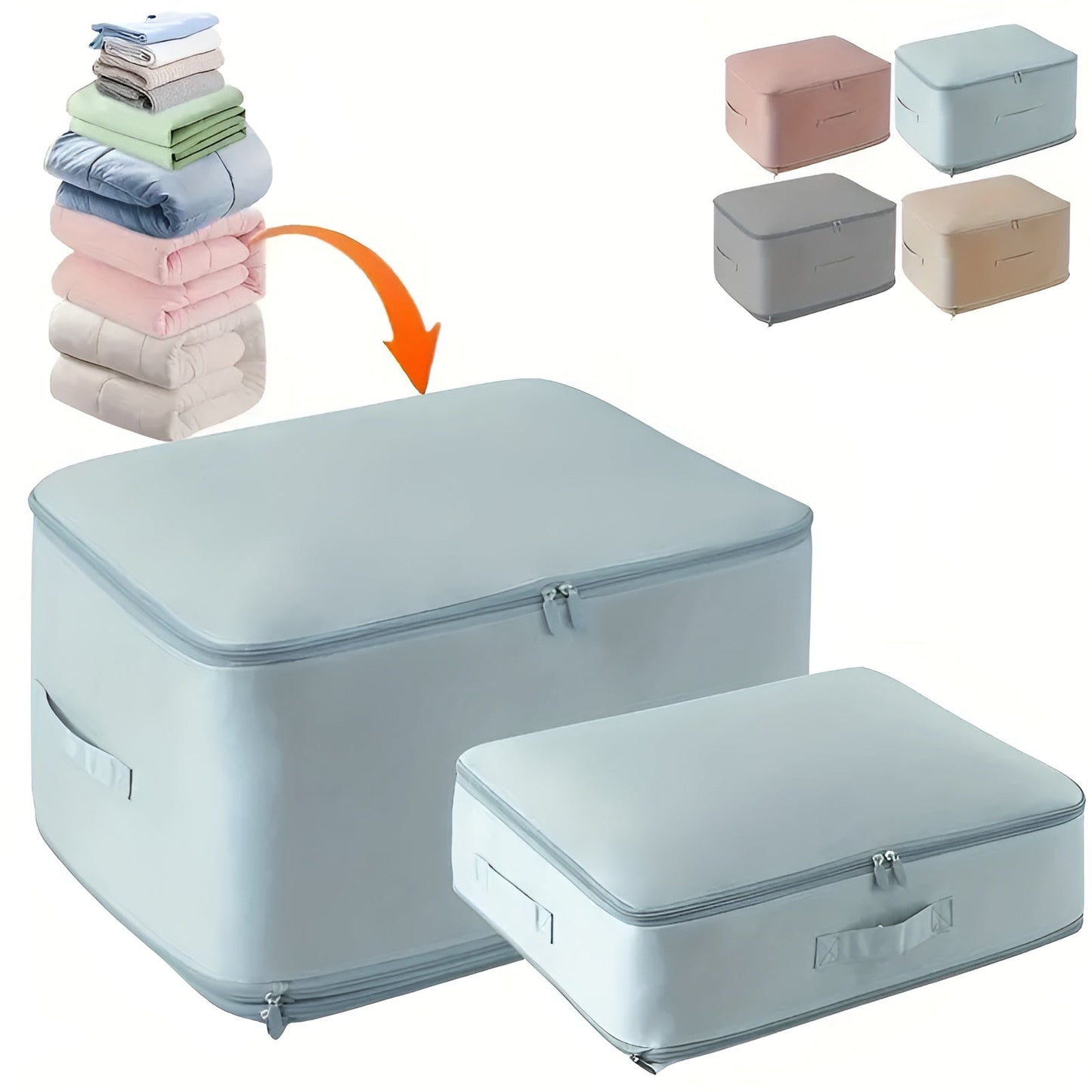 Compact Reusable Vacuum Seal Storage Bags