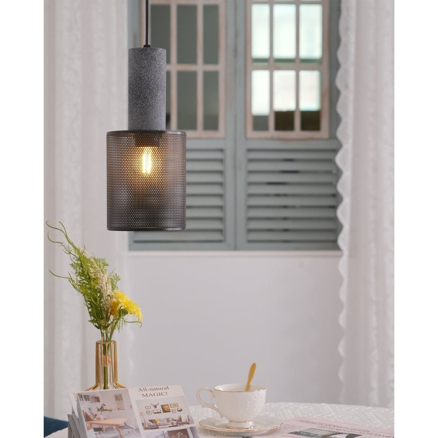 Elegant Crystal Ceiling Lamp