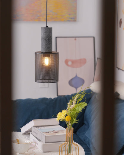 Modern Metal Pendant Light Adjustable Ceiling Fixture