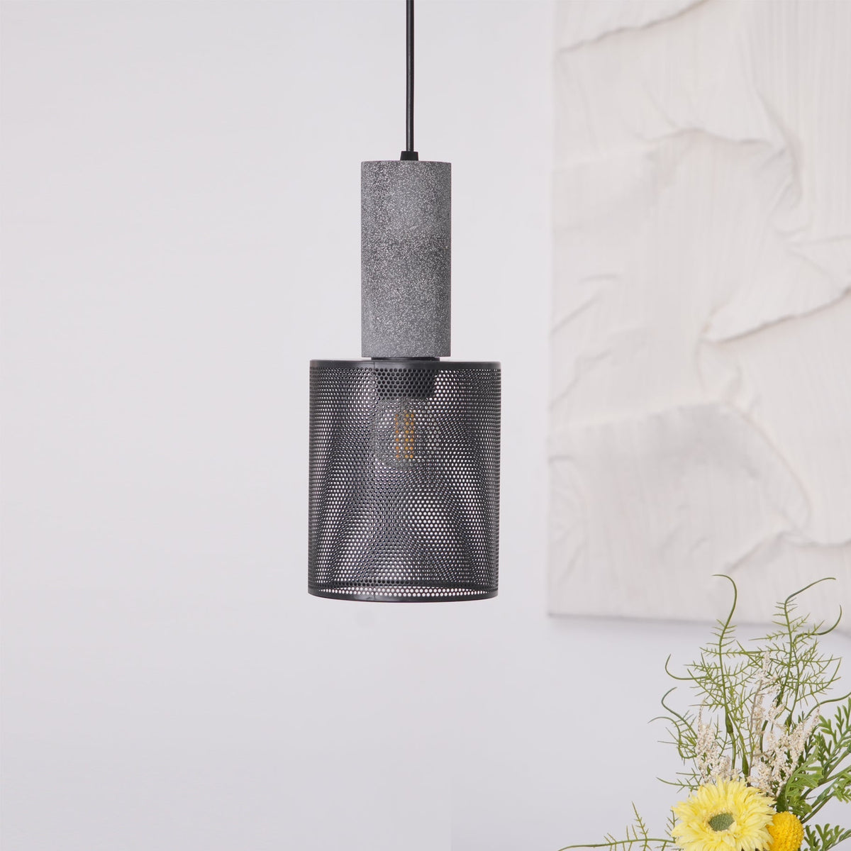 Modern Metal Pendant Light Adjustable Ceiling Fixture