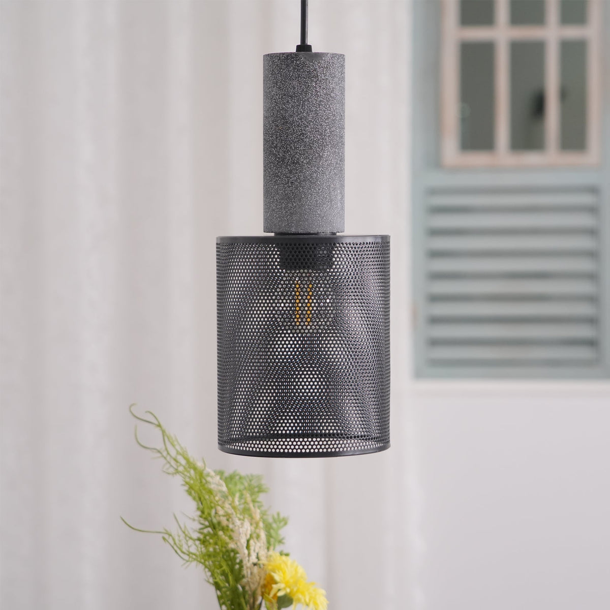 Modern Metal Pendant Light Adjustable Ceiling Fixture