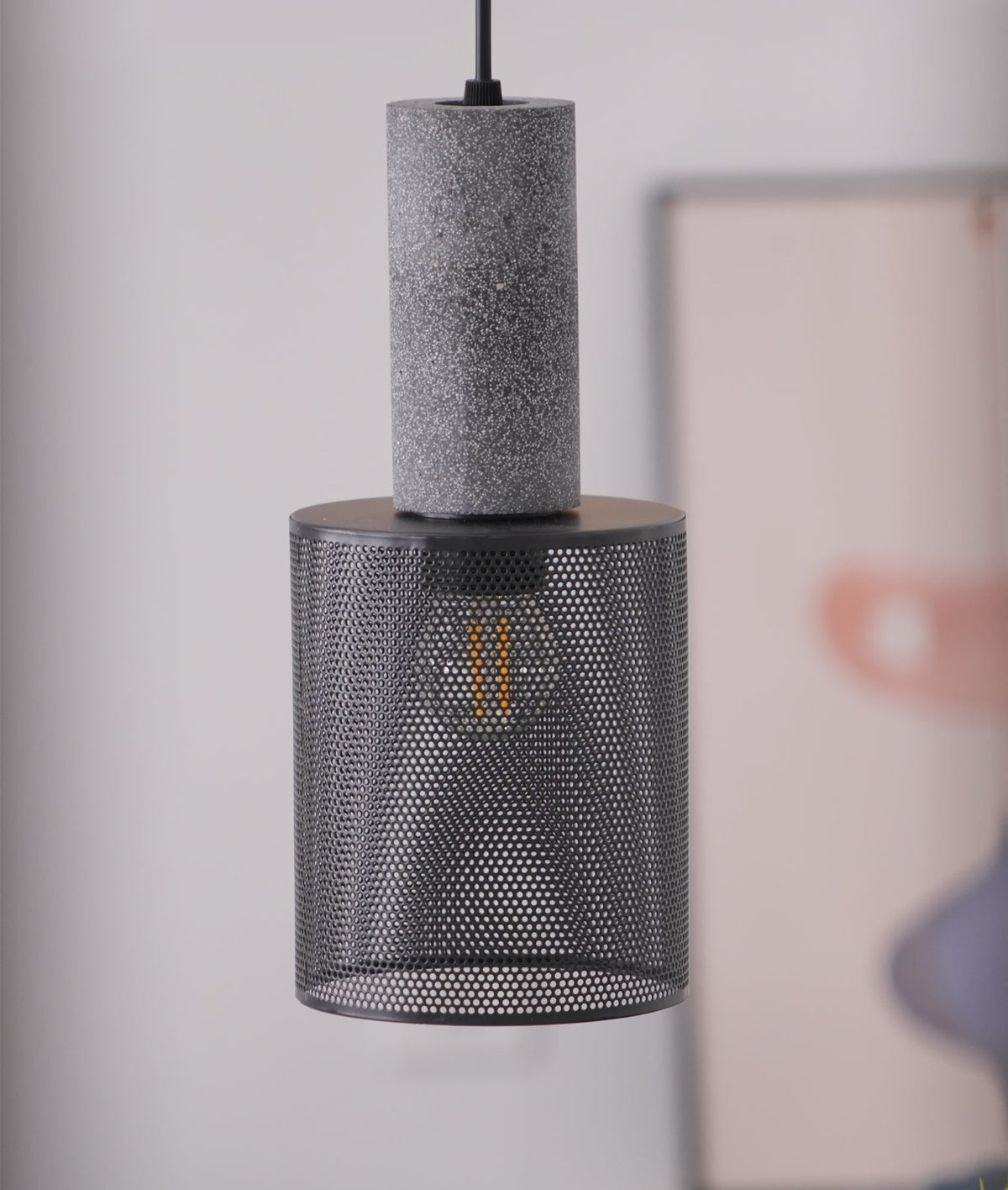 Modern Metal Pendant Light Adjustable Ceiling Fixture