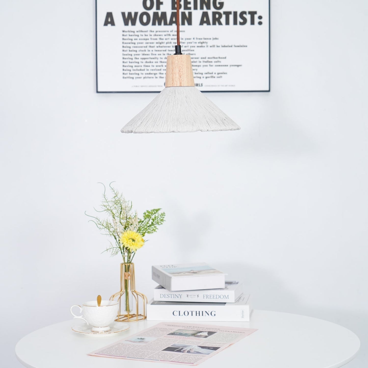 Industrial Folded Hanging Ceiling Lamp