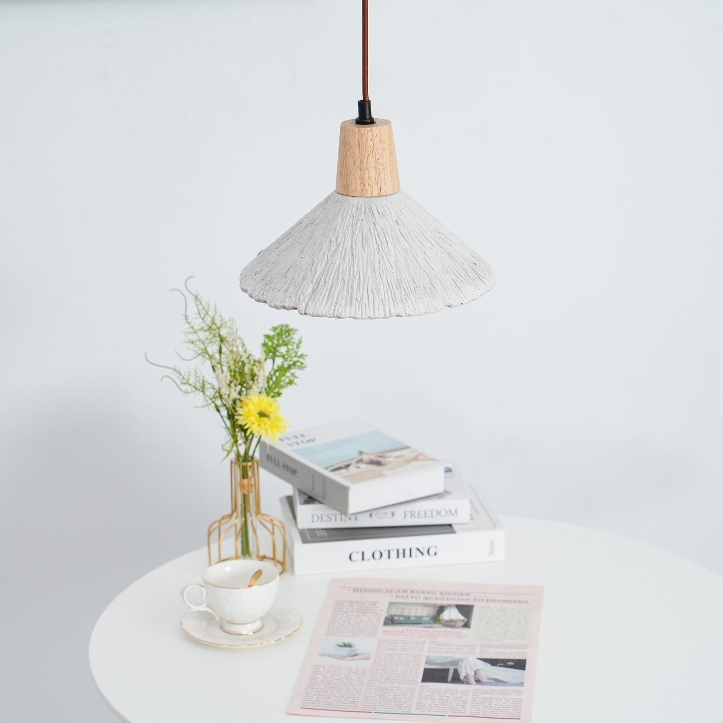 Industrial Folded Hanging Ceiling Lamp