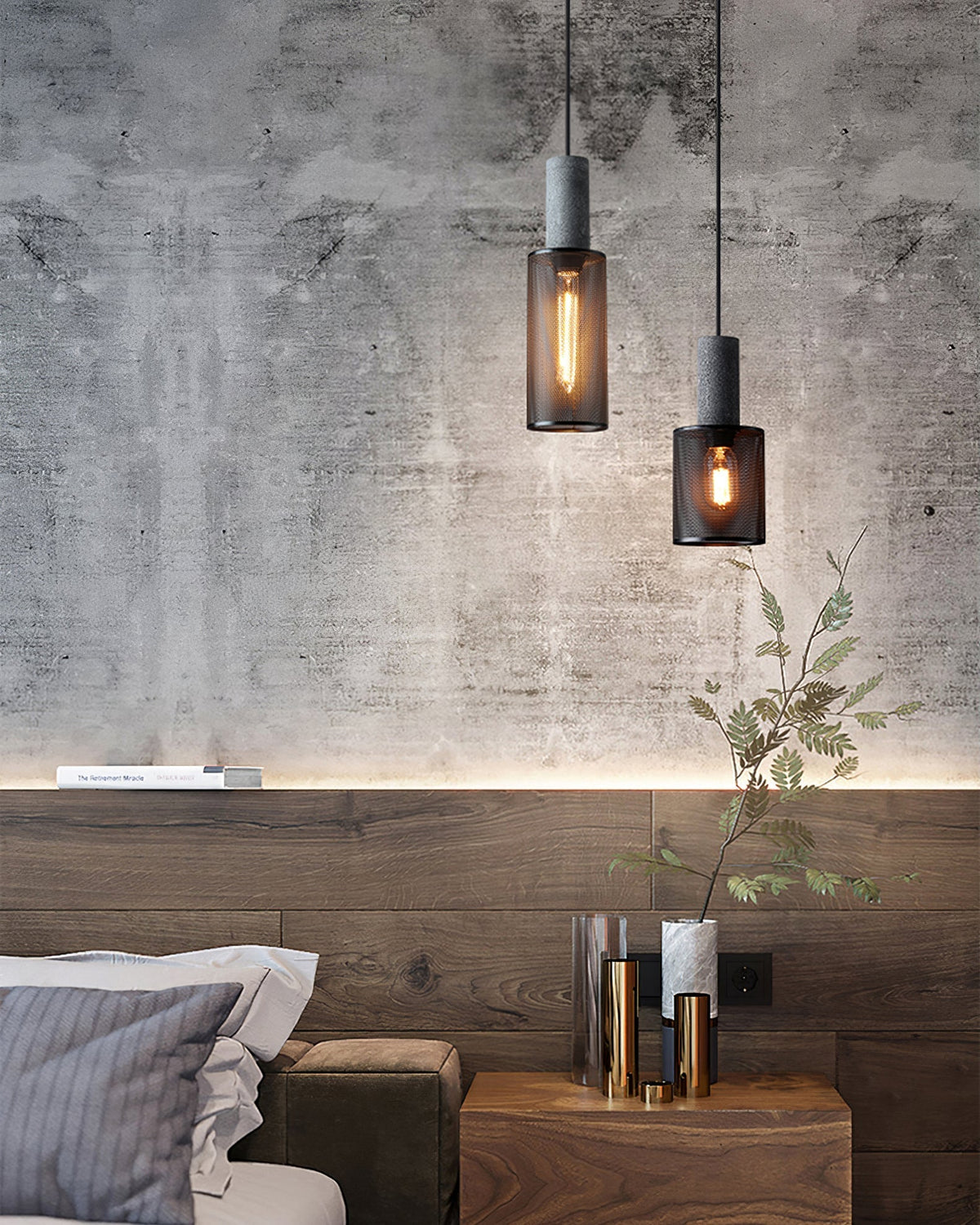 Modern Metal Pendant Light Adjustable Ceiling Fixture