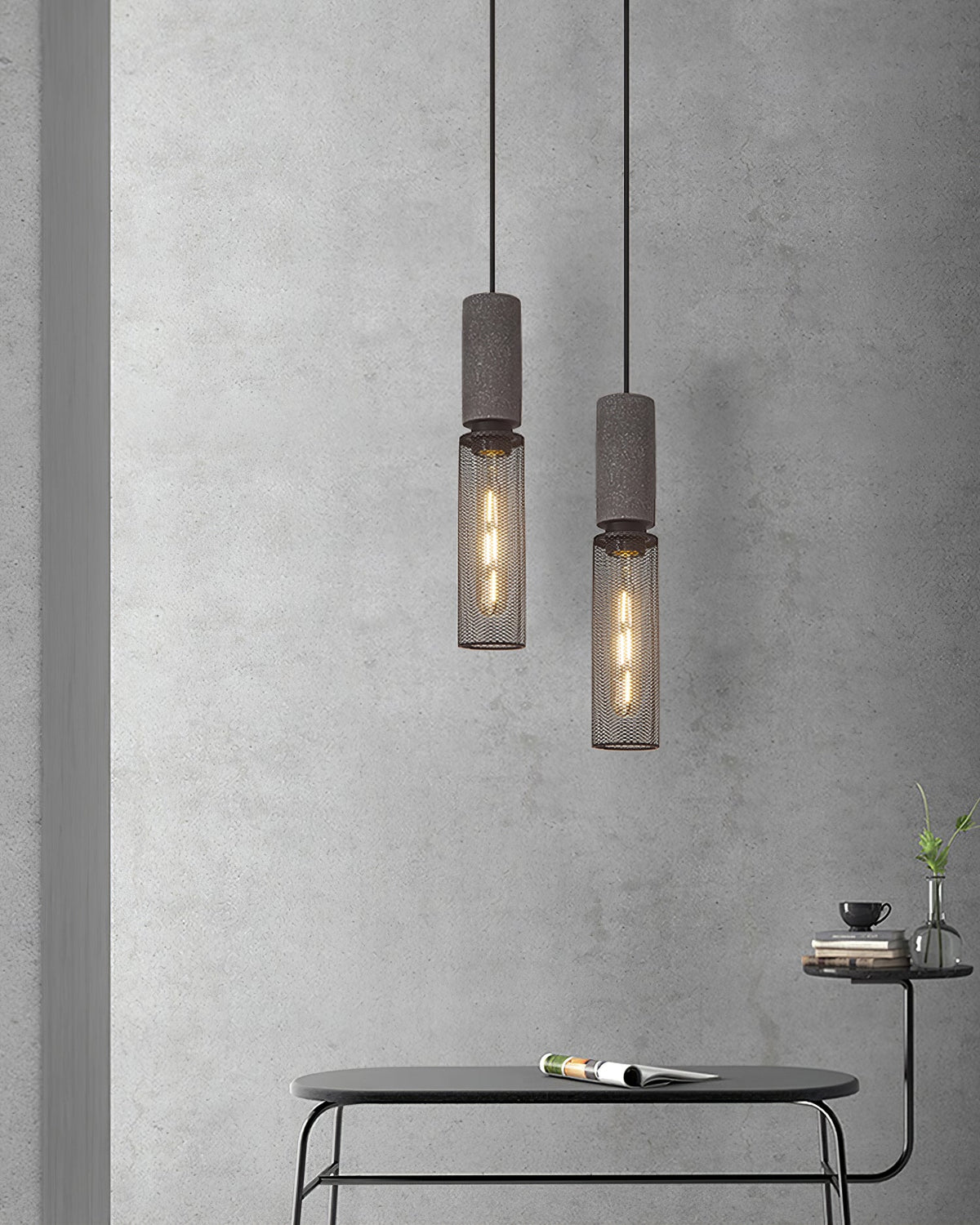 Modern Metal Pendant Light Adjustable Ceiling Fixture