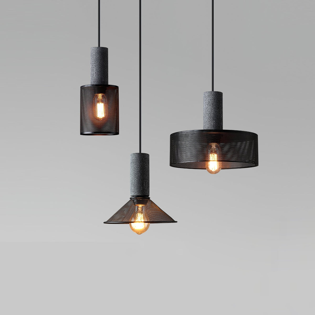 Modern Metal Pendant Light Adjustable Ceiling Fixture
