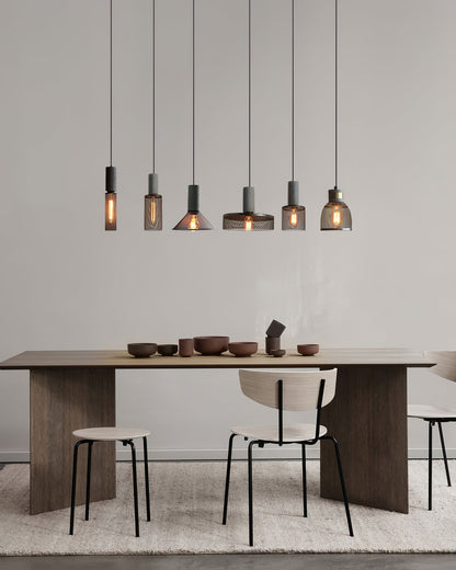 Modern Metal Pendant Light Adjustable Ceiling Fixture